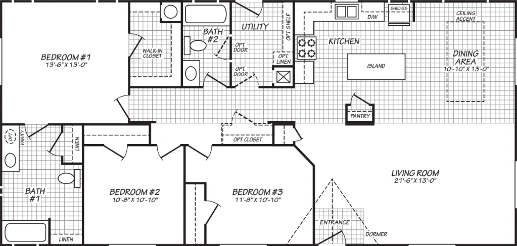 Prestige series / 28563c the clearwater floor plan home features